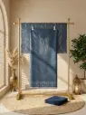 Slate Blue Textured Silk Unstitched Salwar Suit Material 