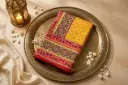 Mustard Yellow Patola Print Silk Saree with Zari Pallu