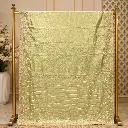 Elegant Sage Green Embroidered Saree with Pearl Work and Ornate Border