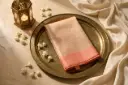 Peach Gold Silk Saree with Woven Zari Pallu