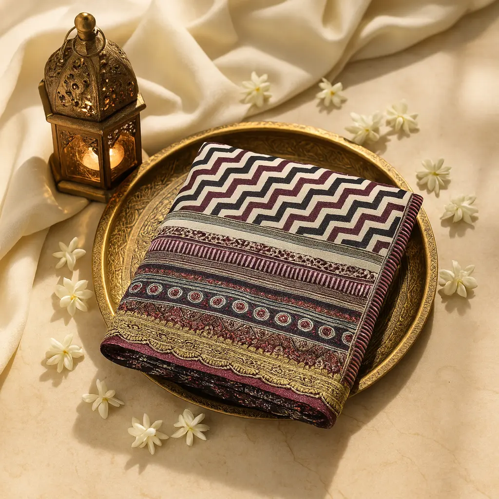 Elegant Maroon Designer Saree with Ornate Sequin Embroidered Blouse