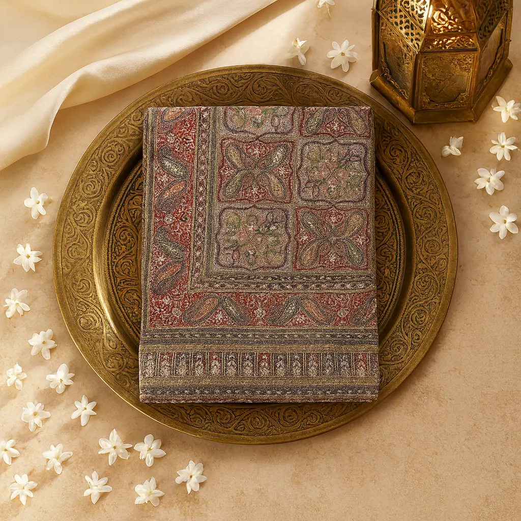 Exquisite Embroidered Pink Saree with Intricate Multi-Colored Border