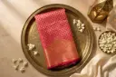 Rani Pink Pure Silk Handwoven Zari Brocade Saree