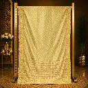 Women's Pastel Yellow Saree with Chevron Weave, Sequin Pallu and Embroidered Border