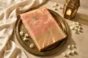 Peach Pink Banarasi Silk Saree with Meenakari Bird Motifs
