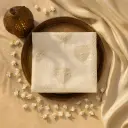 Elegant Off-White Embellished Saree with Intricate Sequin Work 
