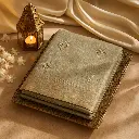 Elegant Light Gold Tissue Saree with Floral Embroidery
