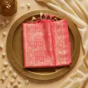 Elegant Pink Traditional Banarasi Silk Saree with Zari Weave
