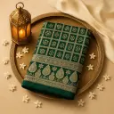 Elegant Green Gaji Silk Gharchola Saree with Zari Border