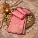 Elegant Pink Art Silk Saree