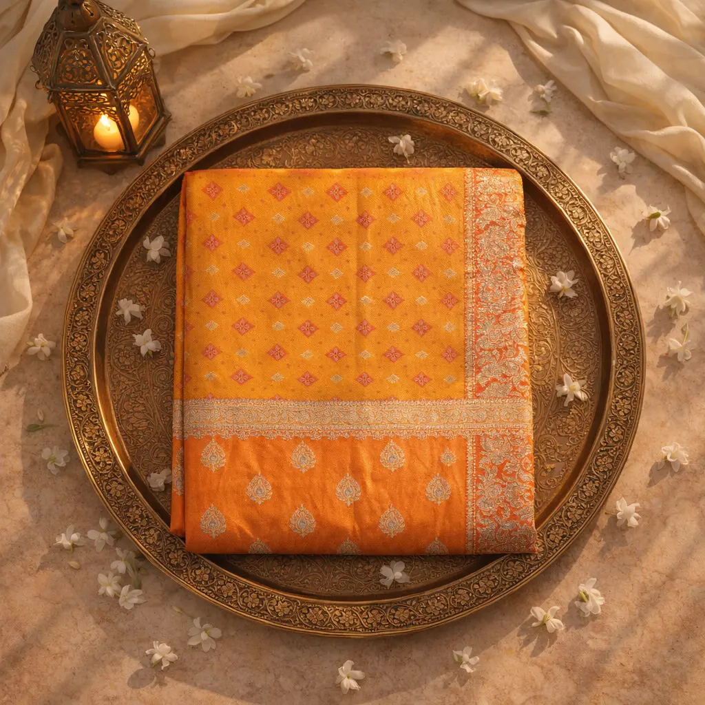 Luxurious Handcrafted Silk Saree