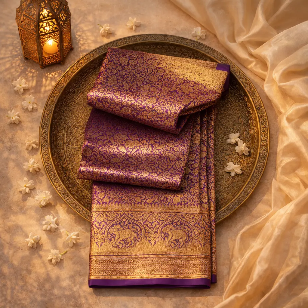 Elegant Kanchipuram Silk Saree