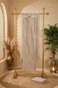 Champagne Beige Tissue Silk Embroidered Unstitched Suit Set