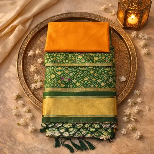 [2608140108] Luxury Art Silk Patola Saree