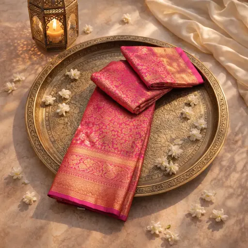 [2608220404] Luxury Kanchipuram Silk Saree