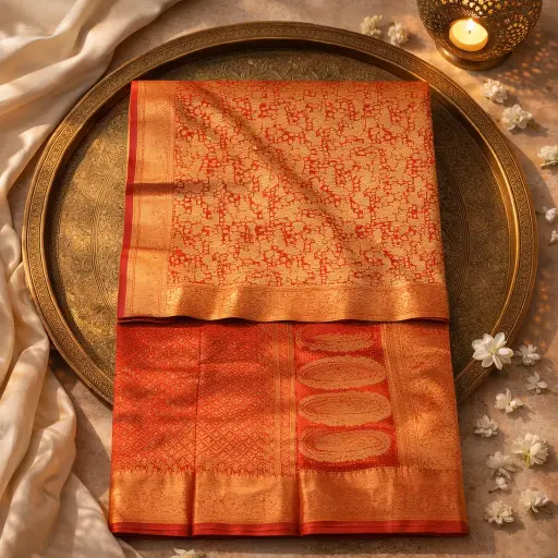 [2608220408] Elegant Kanchipuram Silk Saree