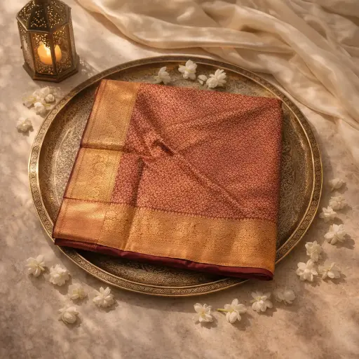 [2608220413] Elegant Kanchipuram Silk Saree