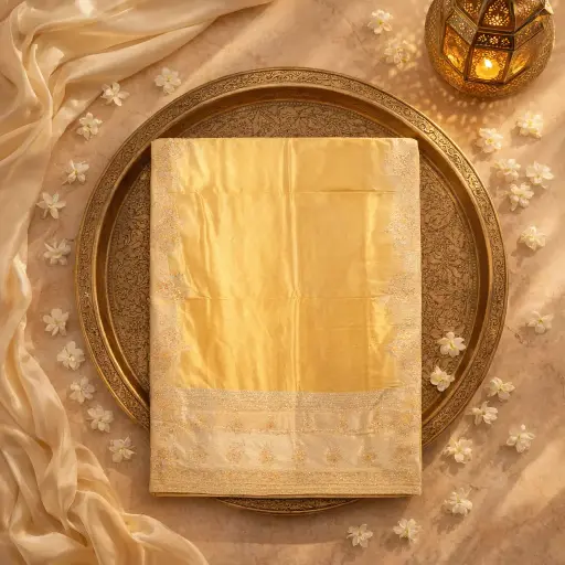 [2608290904] Elegant Hand-Woven Luxury Saree