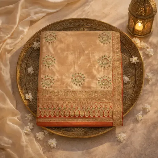 [86109072DH91F5] Elegant Silk Saree with Zari Work
